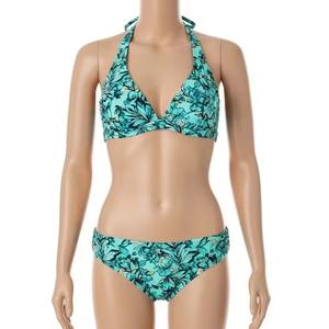 Nuevo Conjunto de Bikini con Estampado a Cuadros de Dos Piezas de Secado Rápido y Transpirable con Tirantes en V, Ajuste Cómodo para Mujer, Proveedor Mayorista OEM - Product Image 6