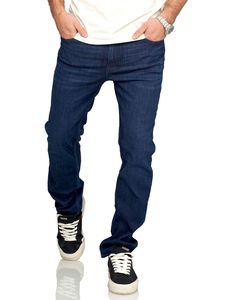 Nouveau Jean Ample à Jambes Larges pour Homme, Design Personnalisé, Respirant, Écologique, en Denim Délavé à l'Acide, Haute Qualité, 100% Coton, Taille Basse - Product Image 1