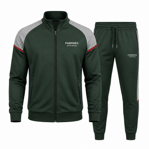 Wholesale Custom <b>Men</b> Tracksuit Jogging Sweatsuit Casual <b>Pullover</b> HHoodies Breathable Tracksuit Made in Pakistan - Product Image 4