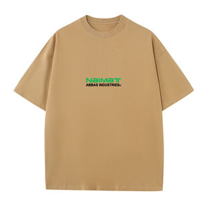 Camiseta Extra Grande para Hombre, 200 Gramos, Algodón Grueso, 100% Algodón, Ecológica, de Secado Rápido, con Logotipo Personalizado Serigrafiado - Product Image 3