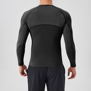 Custom <b>Mens</b> Compression <b>Men's</b> <b>Shirts</b> Gym Workout Training Base Layer Quick Dry Sports Top Breathable Stretch Athletic Running - Product Image 2