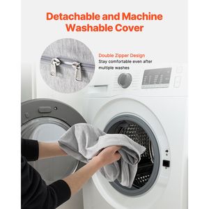 Cuscino per Gravidanza a Forma di L per Dormire sul Fianco, Morbido e Traspirante con Imbottitura in Schiuma - Product Image 3