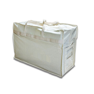ถุงผ้าฝ้ายรีไซเคิลขนาด 60x40x23 ซม. พร้อมซิป ราคาส่ง ปรับแต่งได้ ผลิตในปากีสถาน ถุงพลาสติกสำหรับใส่เสื้อผ้า - Product Image 1