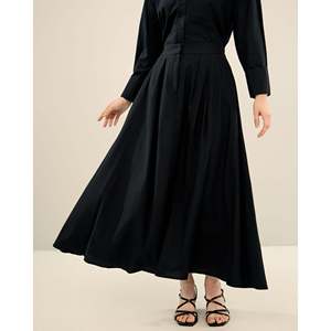 Jupe midi à taille haute à imprimé floral Edria, tissu tissé respirant, style décontracté chic ou sexy pour club, tailles XS à 5XL, 6XL disponibles - Product Image 1