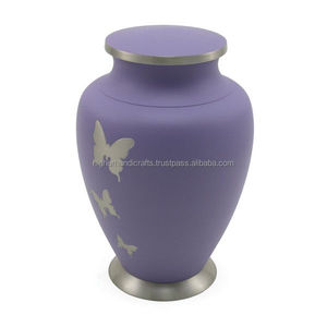 Urnas masculinas y femeninas de latón hechas a mano fabricadas directamente en nuevos recipientes para cenizas de cremación funeraria de estilo americano - Product Image 2