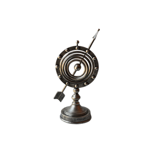 Globo Terráqueo de Diseño Robusto en Metal, Ideal para Mesa de Hogar, Sala de Reuniones y Escuela, Diseño en Latón Color Antiguo - Product Image 4