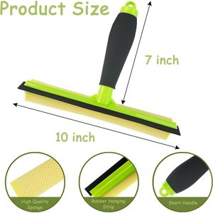 Tergivetro e Pulitore per Doccia 2 in 1, Strumento Manuale per Porte in Vetro, Efficace Spazzola per Pulizia di Doccia e Finestre - Product Image 4