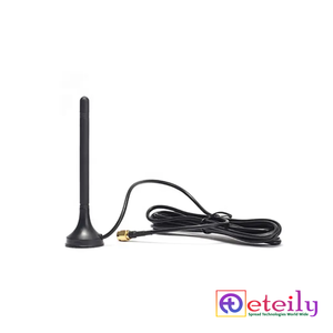 Antena Magnética de Goma ETEILY Wi-Fi 3dBi para Conector Macho, Protección IP65, Cable RG174 (L-3Mtr) para una Comunicación Eficaz - Product Image 1