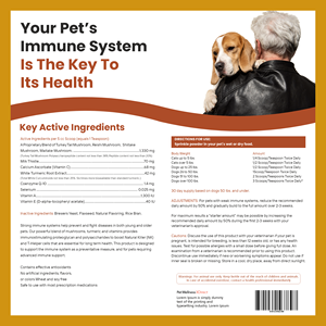 Polvo para aliviar alergias GMP para perros y gatos, suplementos para la salud inmunológica y antipicazón, alivio de la picazón en la piel para mascotas - Product Image 5