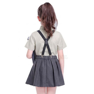 Ensemble d'uniformes scolaires haut de gamme pour enfants avec broderie de badge personnalisée et sélection de couleurs de tissu - Product Image 3
