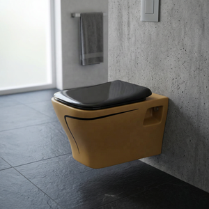 WC monobloc décoratif en céramique mat coloré de luxe pour salle de bain publique - Prix - Product Image 2