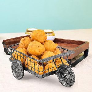 Best Selling Durable Metal Snack <b>Server</b> Compartments For Serving Snacks While Keeping <b>Food</b> Fresh At Home - Product Image 1