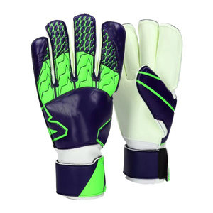Gants de gardien de but de football en gros avec paume en latex gaufré, adhérence antidérapante et manchette élastique de soutien pour le football - Product Image 3