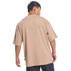 เสื้อยืดสตรีทแวร์ทรงโอเวอร์ไซส์ ผ้าคอตตอน 100% หนานุ่ม แบบดรอปไหล่ สำหรับผู้ชาย - Product Image 4