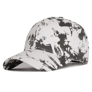 Gorra de Béisbol Unisex Tie Dye de 6 Paneles, Gorra Casual con Ventilación, Estilo Urbano, Gorra para el Sol, Diseño de Logotipo Bordado Personalizado, para Exteriores - Product Image 5
