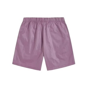 Custom Lightweight Color-Blocked Men's Summer Shorts-Waterproof Eco-Friendly Nylon/Cotton Canvas Fabric Elastic Waist Unisex - Product Image 4