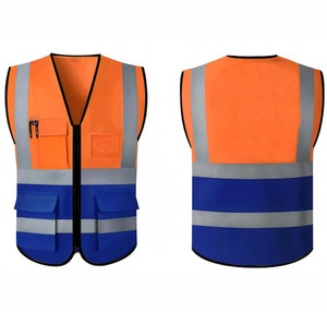 Chaleco de Seguridad Multifuncional Transpirable de Alta Visibilidad con Logotipo Personalizado, con Bolsillos Reflectantes, Unisex, de Poliéster - Product Image 4