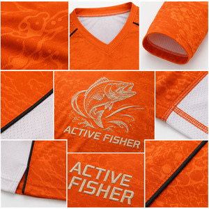 OEM Custom Angler Fishing Jersey Long Sleeve <b>Holographic</b> Sublimated UPF 50+ Quick-Dry Performance Tournament Shirt - Product Image 6
