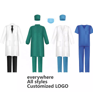 Nouveau modèle de tunique uniforme extensible pour spa de beauté Infirmière de laboratoire pour femmes Ensembles de gommage pour laboratoire hospitalier tissé respirant - Product Image 5