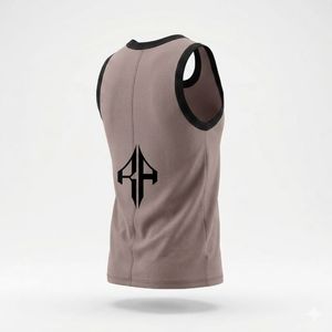 Débardeur pour homme en coton 100% imprimé avec un design personnalisé, de qualité supérieure, par RIVIAN ATLANTIC - Product Image 3