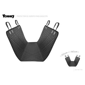 Protector de Asiento de Coche para Mascotas Yommy, 132x44cm, Cubierta Acolchada para Asiento Trasero para Perros - Product Image 2