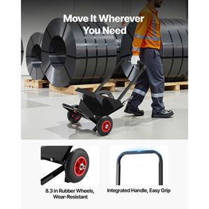 Carrello per reggiatura per impieghi gravosi per dispenser di bobine d'acciaio da 23,6 pollici, compatibile con carrelli manuali e carrelli a piattaforma - Product Image 3