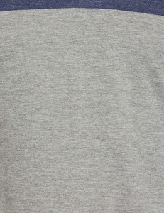 Polo de Manga Corta a Rayas Gris Azul Blanco para Hombre, Jersey de Algodón, Tejido de Punto, Casual, Transpirable, Corte Regular - Product Image 5