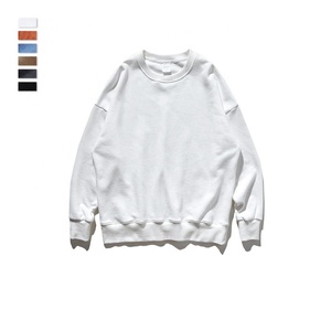 Homme Genser Svitcemizo Men's Print High Street Streetwear Pure Color Fleece Sweatshirts Custom Logo - Product Image 6