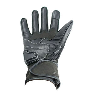 WARPRO INDUSTRY Full Finger Leather Racing <b>Gloves</b> <b>Touchscreen</b> Function Hook Loop Closure Breathable Palm Guard for MOTOCROSS - Product Image 3
