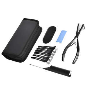 Kit d'outils d'extension de cheveux en acier inoxydable de haute qualité, personnalisable avec votre propre design, produit très demandé, en vente - Product Image 5