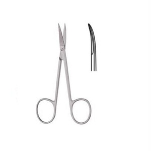 Ciseaux chirurgicaux délicats Greenberg à pointe arrondie et tranchante pour dissection, usage général, médical, tissus, hôpital, soins infirmiers - Product Image 2