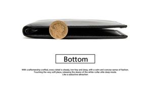 Portefeuille en cuir pour homme, design personnalisé, porte-cartes multiples, cuir souple de qualité supérieure, noir - Product Image 5