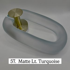 Sculpture murale en résine gris fumé dégradé, chaîne de maillons en acrylique entrelacés, pour la décoration intérieure des halls d'hôtels - Product Image 5