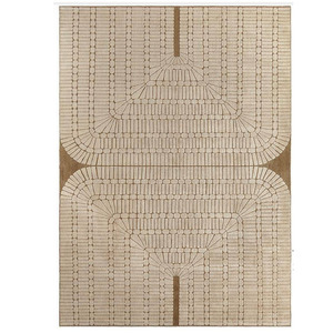 Luxury Handmade Wool/<b>Silk</b> Tufted Geometric Modern Textured Pattern Rug Living Room Bedroom High Quality Washable Non-Slip Extra - Product Image 1
