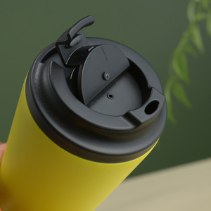 Taza de Café Portátil Ergonómica de 12 oz, Taza de Viaje Térmica de Acero Inoxidable 304 con Aislamiento al Vacío de Doble Pared y Tapa Segura - Product Image 5