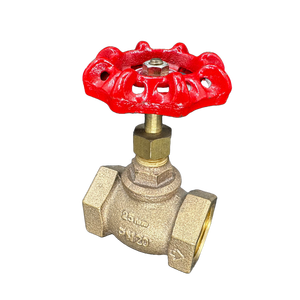 Vanne sphérique en bronze sans plomb ASTM C87850/C89833 200 WOG BS EN 1982 CC490K Base générale manuelle de gaz d'eau de puissance hydraulique - Product Image 6