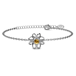 <span class=keywords><strong>Bracciale</strong></span> dasini impreziosito da cristalli Swarovski Bling gioielli 12 mesi Birthstone <span class=keywords><strong>bracciale</strong></span> <span class=keywords><strong>fiore</strong></span> gemma per bambina - Product Image 2