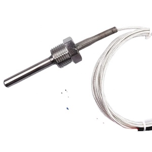 Cảm biến nhiệt độ cặp nhiệt điện NPT1/4 G1/4 Thread PT100, cảm biến nhiệt độ Pt1000, đầu dò RTD - Product Image 2