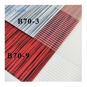 Tende a Rullo Oscuranti con Motivo Zebrato per Finestre Francesi Interne - Misura Personalizzabile, Opzione Motorizzata, Design Moderno - Product Image 5