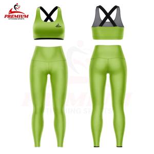 Nuevo Conjunto de Yoga para Mujer con Logotipo Personalizado, Servicio OEM, de Secado Rápido, Cómodo, Transpirable, con Patrón Sólido, de 2 Piezas - Product Image 1