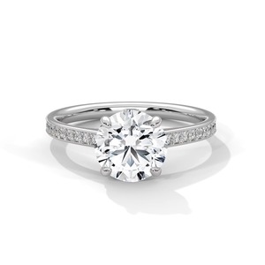 Most Selling White Gold Diamond <b>Ring</b> for Engagement Wedding Bands and <b>Fine</b> Jewelry Collections Available for Export Price - Product Image 3