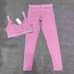 Ensemble de yoga réversible deux pièces pour femme, écologique, respirant, pour fitness et Pilates, sans coutures, doux pour la peau, élastique - Product Image 5