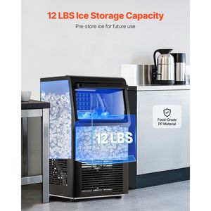 "Commercial <b>Ice</b> <b>Maker</b> Machine 80lbs/24H <b>Ice</b> <b>Maker</b> Machine with 12lbs Storage Capacity & 36 <b>Ice</b> Cubes in 15 Minutes-LED Digital" - Product Image 3