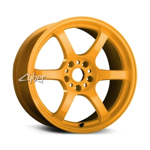 <span class=keywords><strong>Jantes</strong></span> forgées moletées sur mesure 1 pièce 5x114.3 15 <span class=keywords><strong>17</strong></span> 18 19 <span class=keywords><strong>pouces</strong></span> pour RAYS 57DR 2324 Mach Yellow BMW AUDI NISSAN MAZDA HONDA - Product Image 2