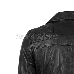 Veste courte en cuir tendance pour femmes, design élégant et ajusté, collection hiver, tenue décontractée pour femmes - Product Image 6