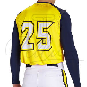 Camiseta de Béisbol Estampada de Alta Calidad para Hombre, Sin Mangas, Manga Corta, Colores Personalizados, Ropa Deportiva al por Mayor - Product Image 6