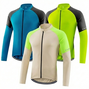 T-shirt de sport pour homme, best-seller, à séchage rapide, maillot de cyclisme pour vélos, hauts de cyclisme à manches longues, légers - Product Image 2