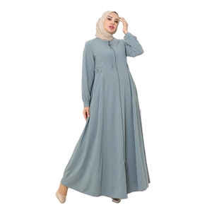Vestido de oración musulmán Abaya, vestido Abaya con capucha de una pieza, vestido largo maxi para mujer, Jilbab islámico de Dubái con la mejor calidad. - Product Image 5