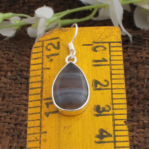 Pendientes de Fluorita Natural en Forma de Pera, Plata de Ley 925, Estilo Vintage, con Piedras Preciosas, para Mujer, Precio de Fábrica, Venta al Por Mayor - Product Image 5