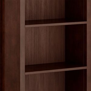 Bibliothèque Artisan Russet Brown à 5 étagères Bibliothèque artisanale et élégante avec 5 étagères - Product Image 6